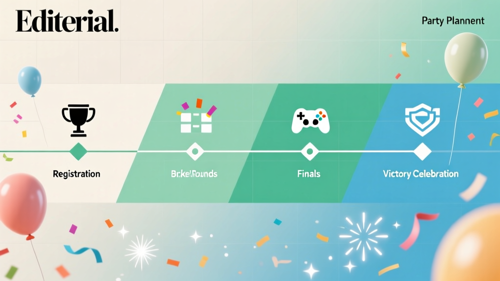 A Game Tournament Timeline Template