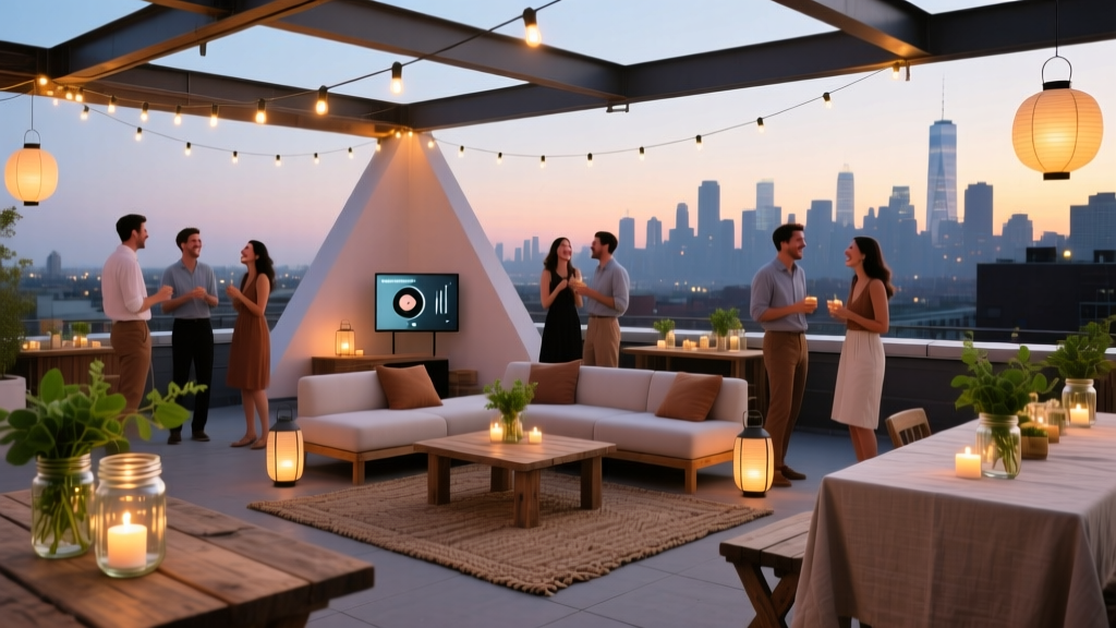 a Rooftop Party on a Budget