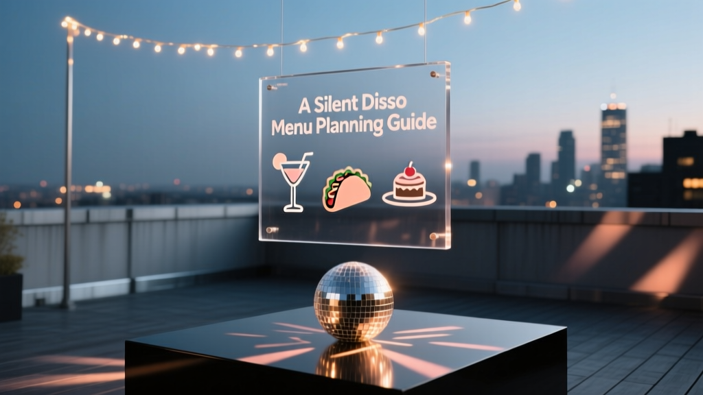 A Silent Disco Menu Planning Guide