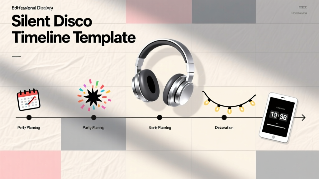 A Silent Disco Timeline Template