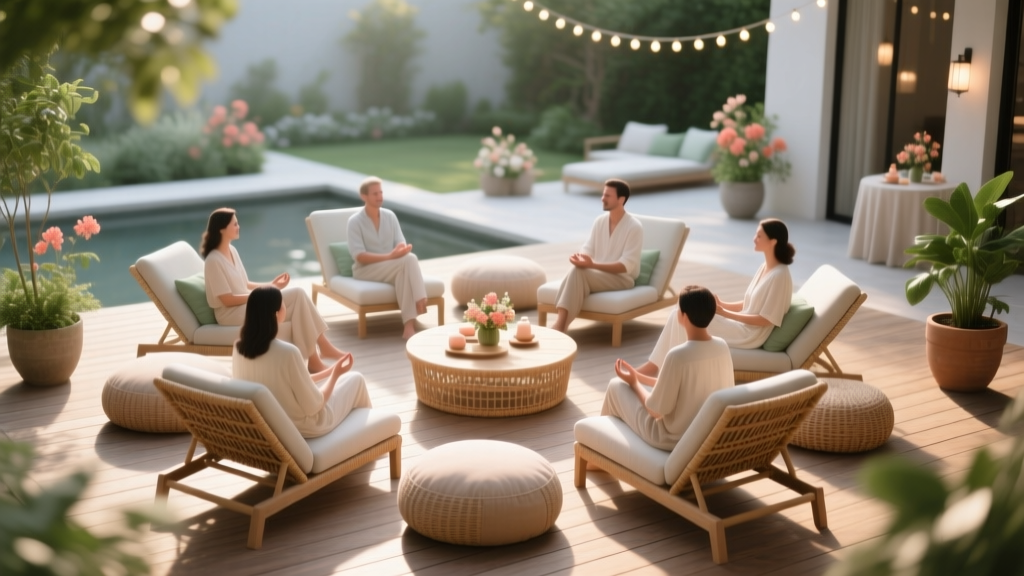 Wellness Retreat Seating Arrangement Ideas