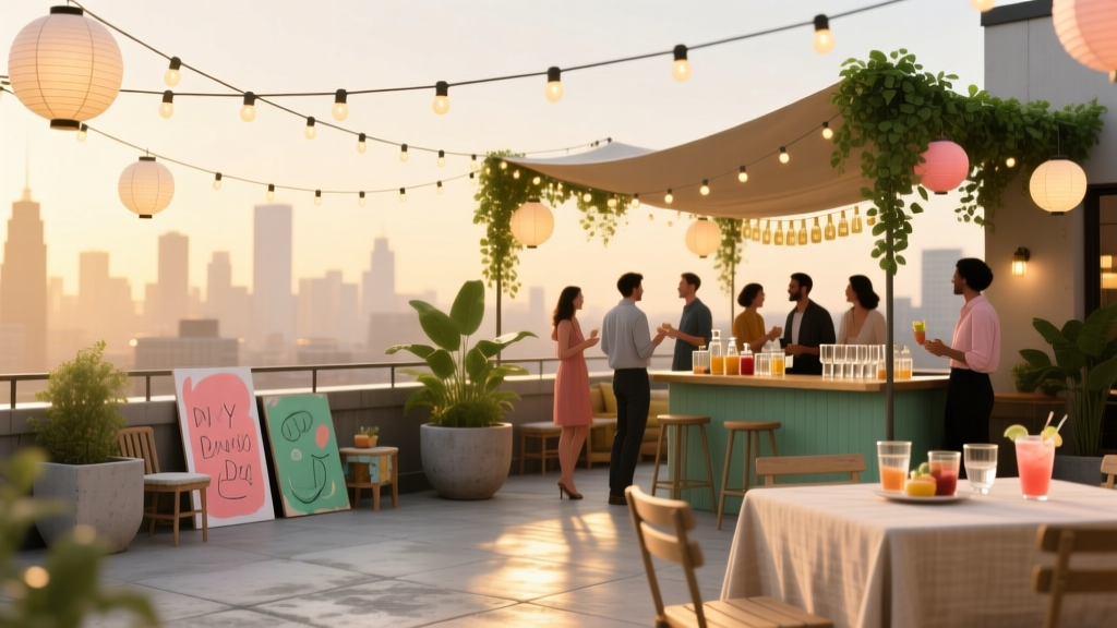 Budget Tips for a Rooftop Party