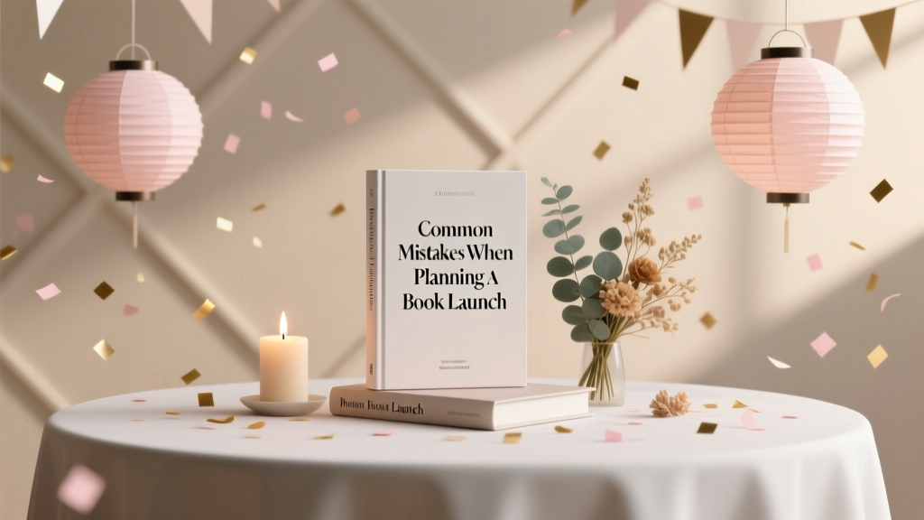Common Mistakes When Planning a Book Launch