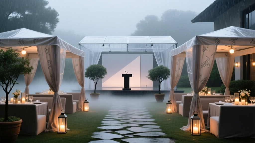 How to Handle Weather for Outdoor a Awards Ceremony