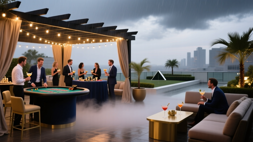 How to Handle Weather for Outdoor a Casino Night