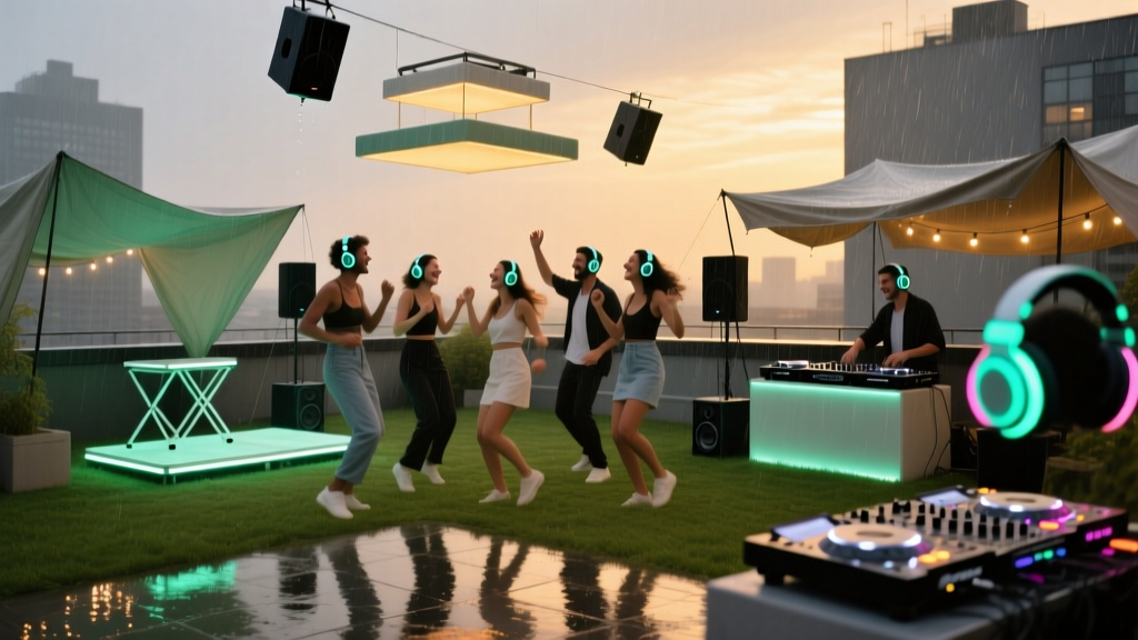 How to Handle Weather for an Outdoor Silent Disco