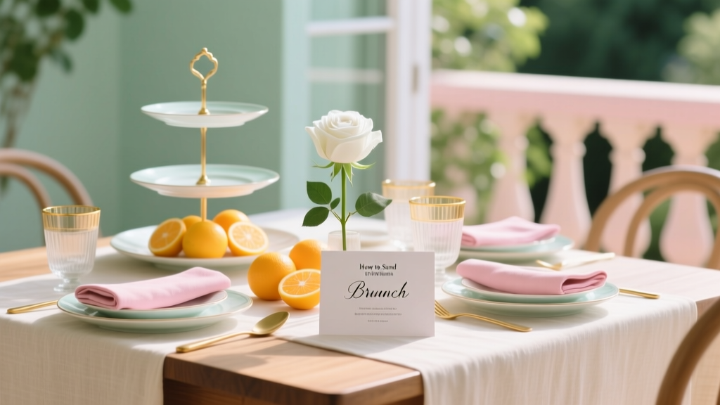 How to Send Invitations for a Brunch Event