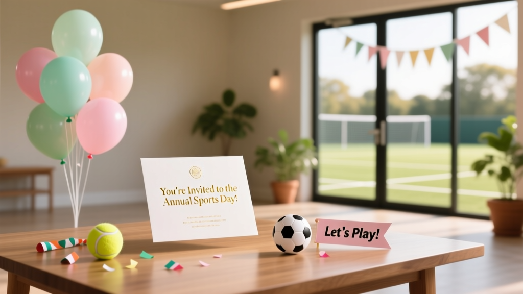 How to Send Invitations for a Sports Day