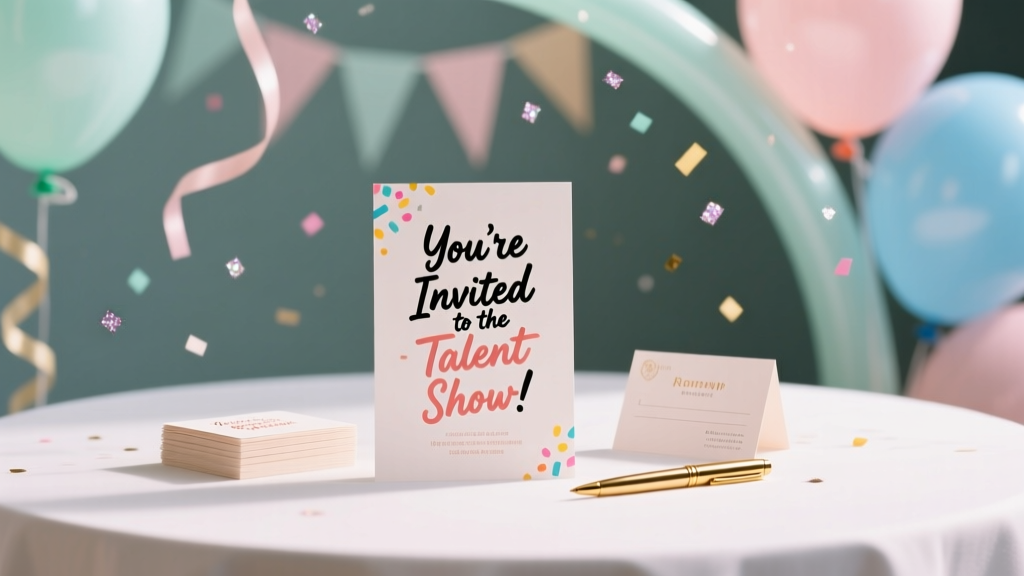 How to Send Invitations for a Talent Show