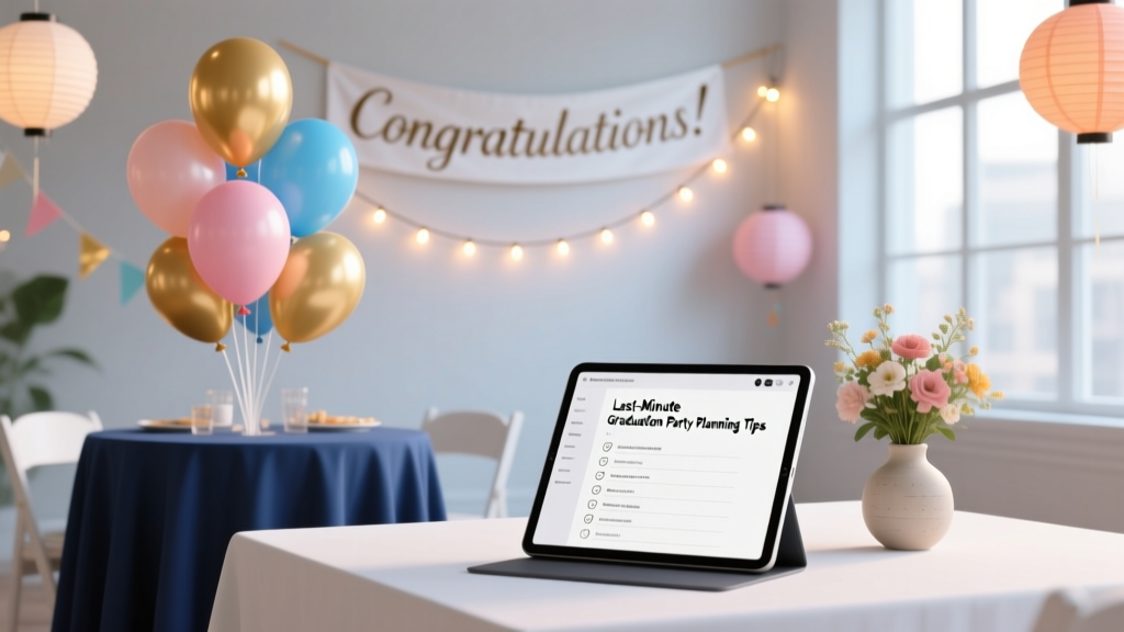 Last-Minute Graduation Party Planning Tips