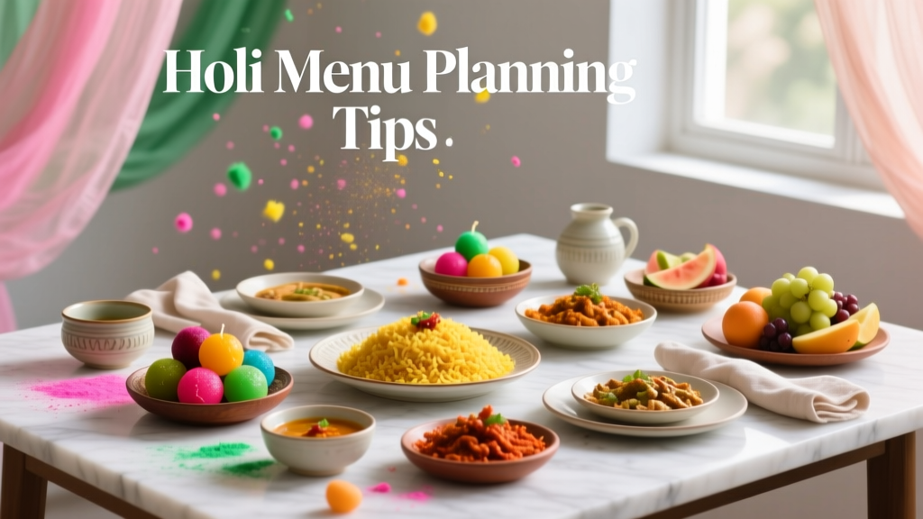 Holi Menu Planning Tips