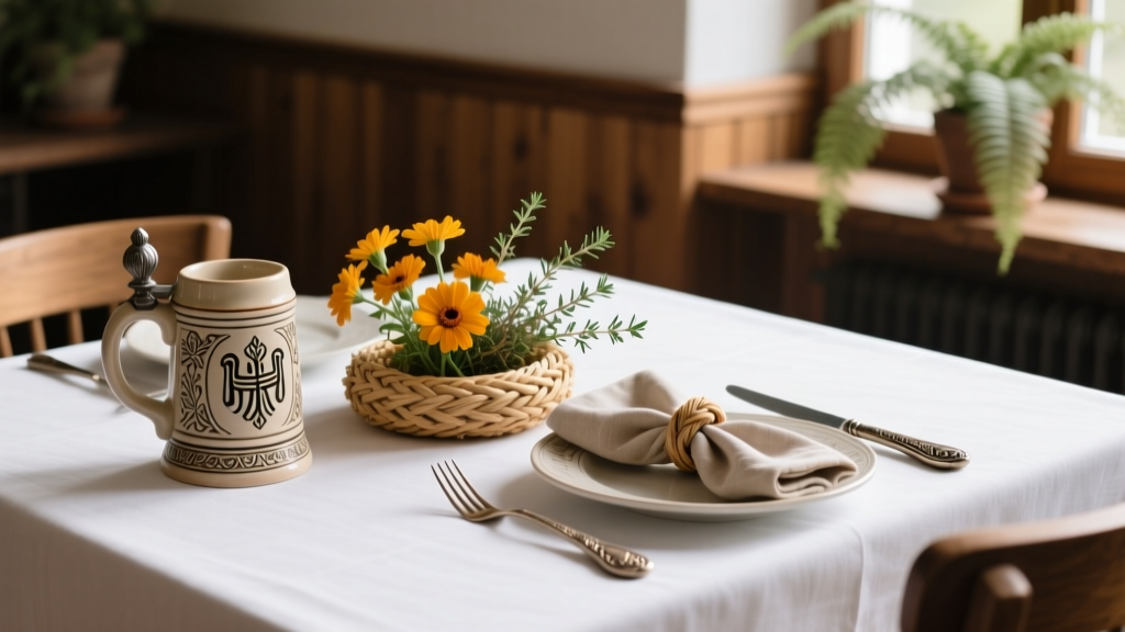 Oktoberfest Table Setting Ideas