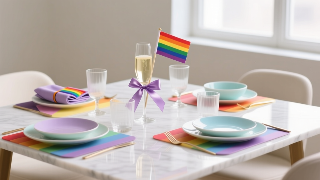 Pride Month Table Setting Ideas
