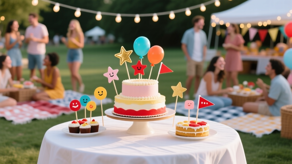 Affordable Cake Toppers for Block Parties