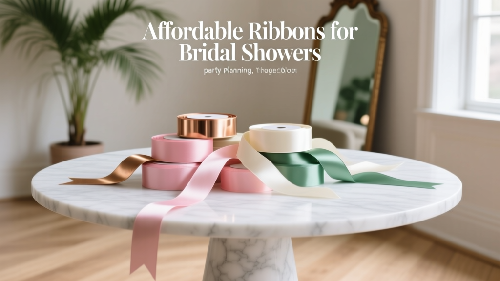 Affordable Ribbons for Bridal Showers
