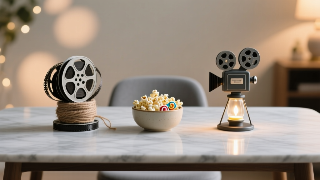 Centerpieces on a Budget for Movie Nights