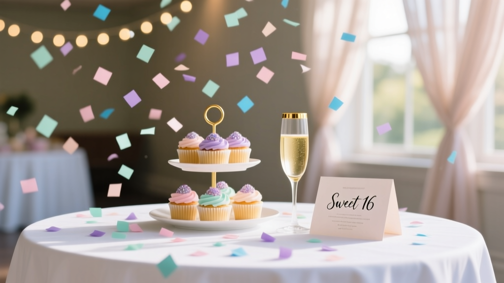 Confetti on a Budget for Sweet 16