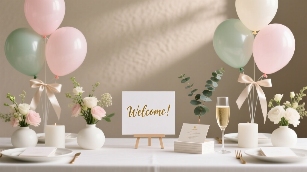 Decorations Checklist for Welcome Parties