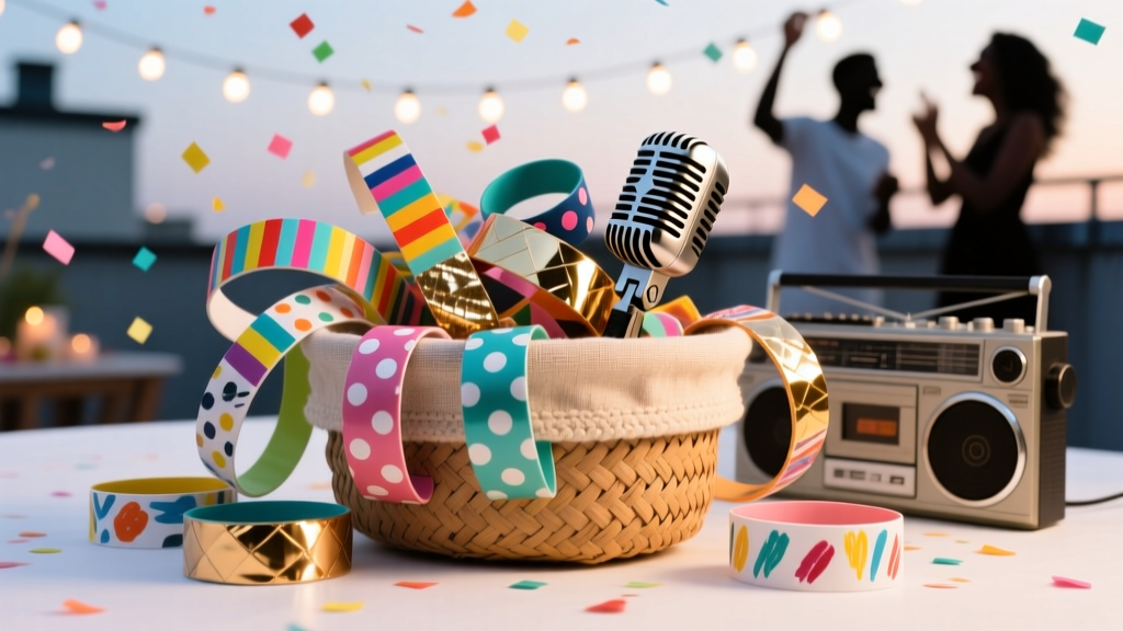 DIY Wristbands for Karaoke Nights