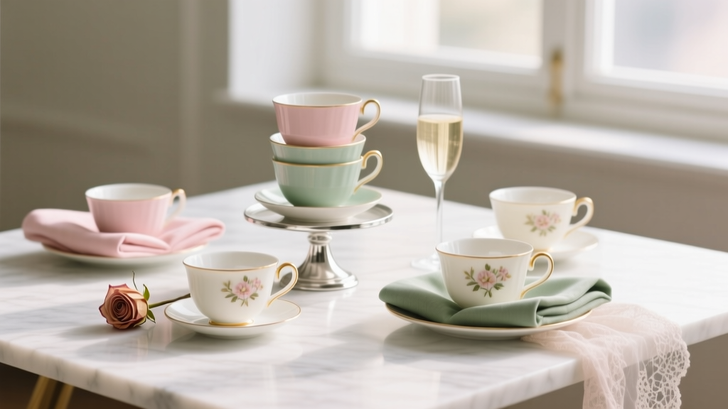 How to Style Cups for Weddings