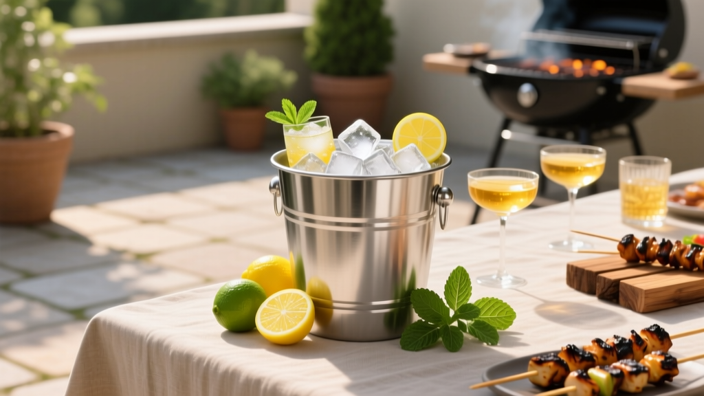 How to Style Ice Buckets for BBQs