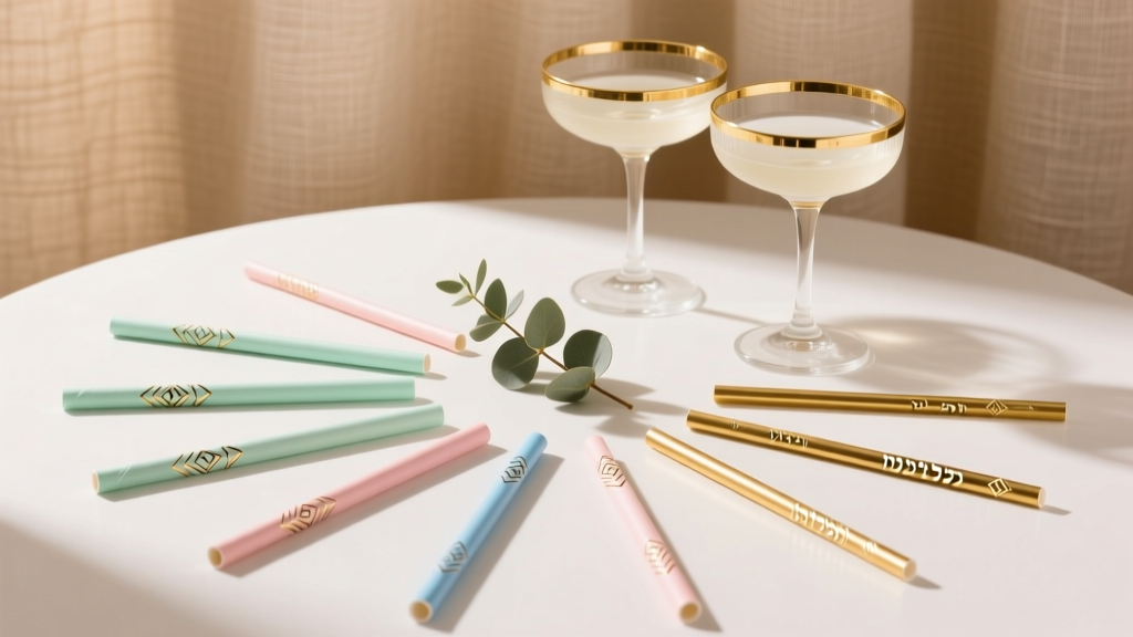 How to Style Straws for Bar Mitzvahs