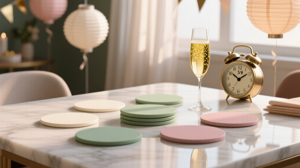 Last-Minute Coasters for Farewell Parties