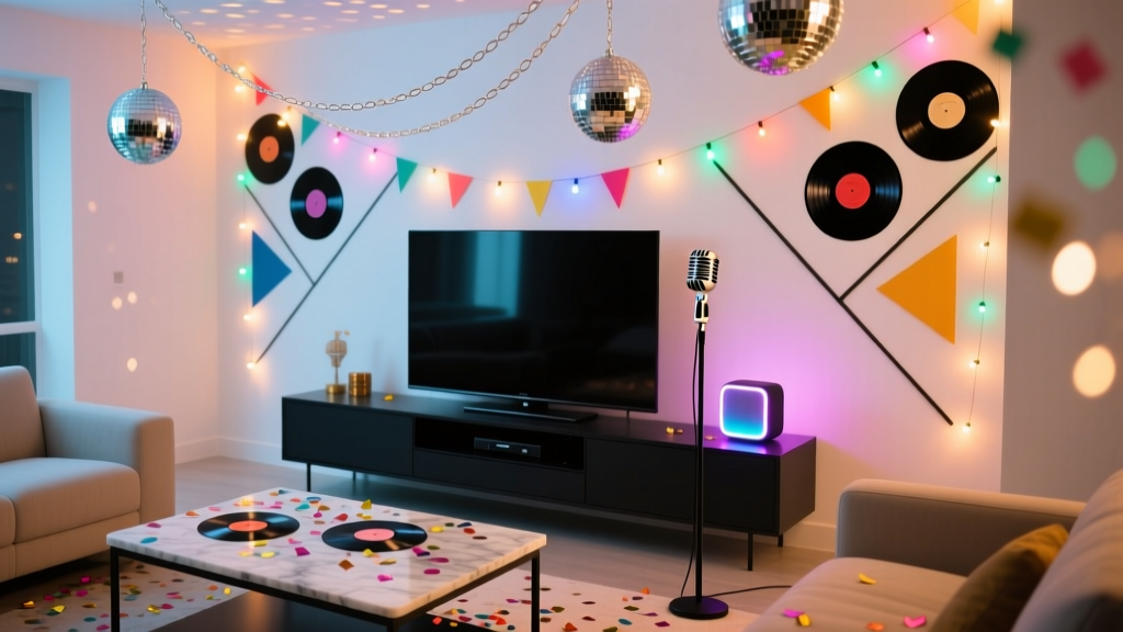 Last-Minute Decorations for Karaoke Nights