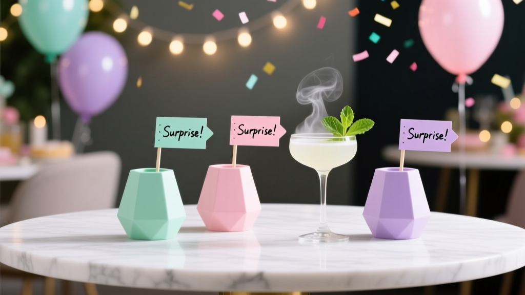 Last-Minute Drink Markers for Surprise Parties