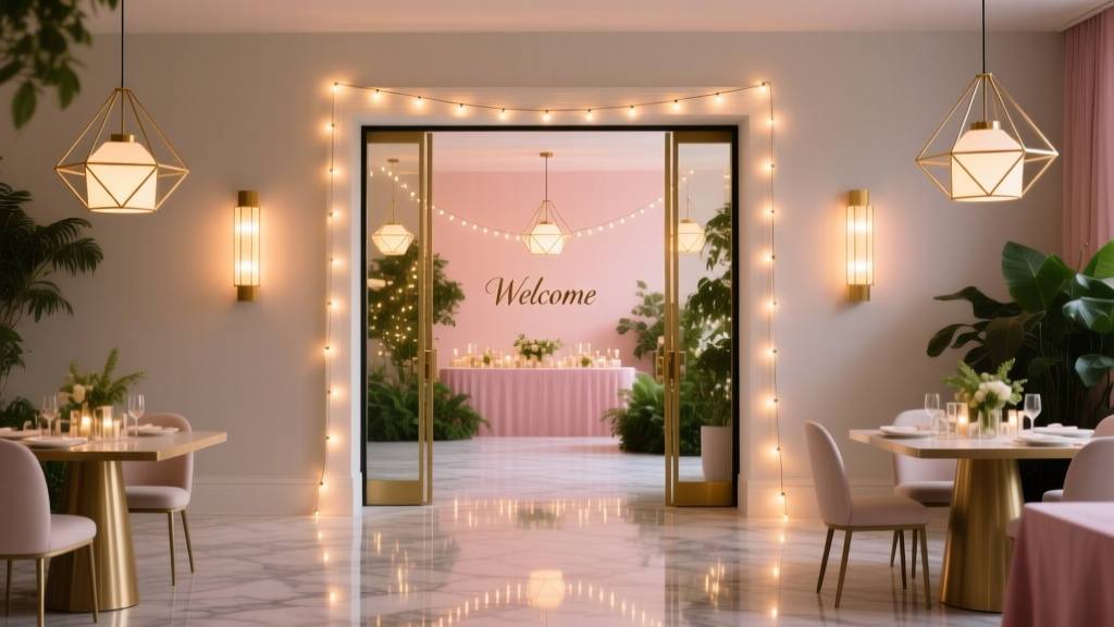 Lighting Ideas for Welcome Parties
