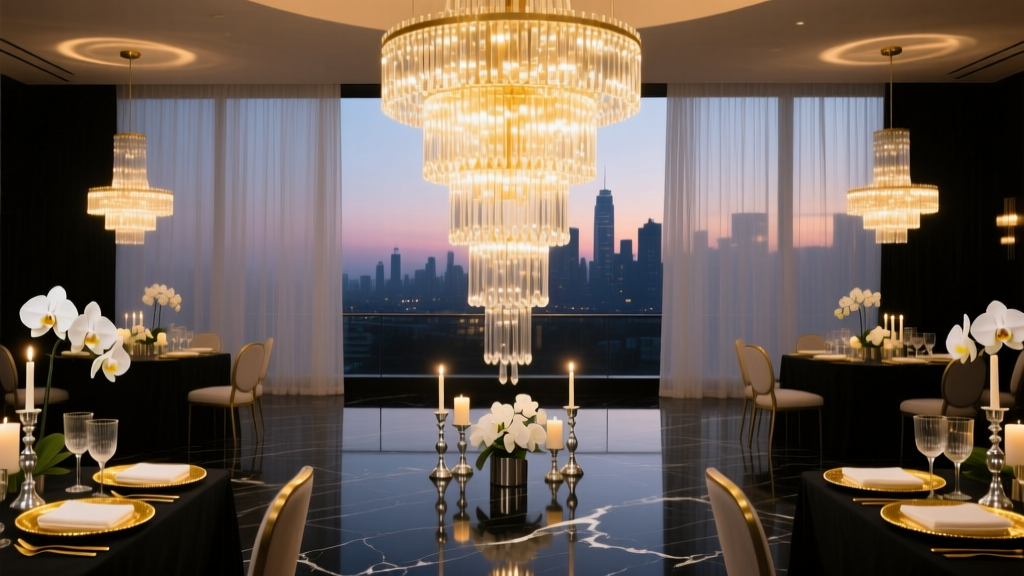 Luxury Lighting for Fundraisers
