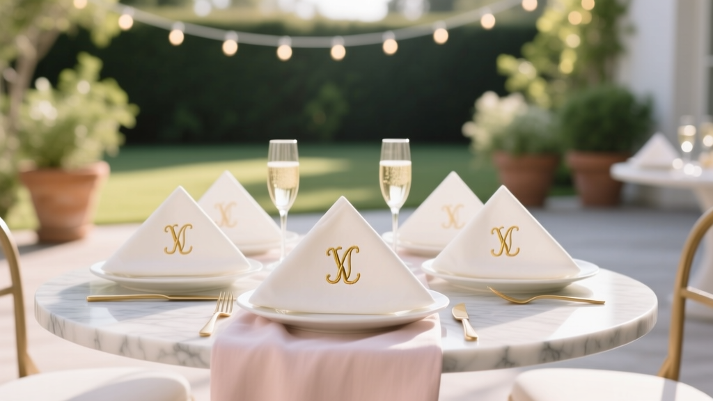 Personalized Napkins for Weddings