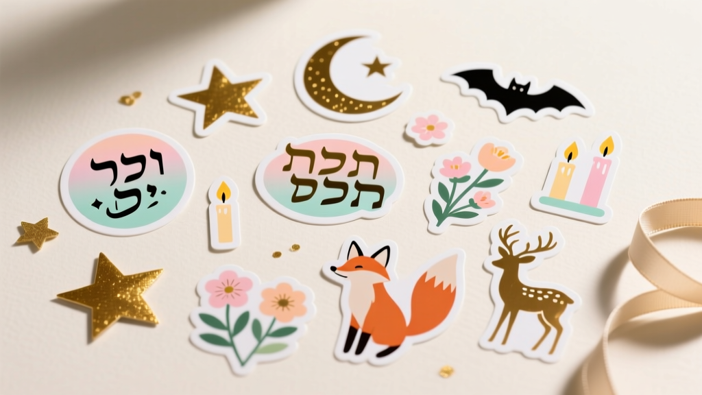 Stickers Checklist for Bat Mitzvahs