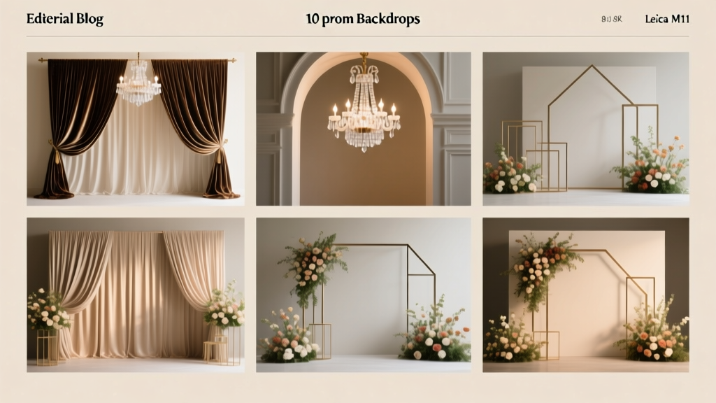 Top 10 Backdrops for Prom