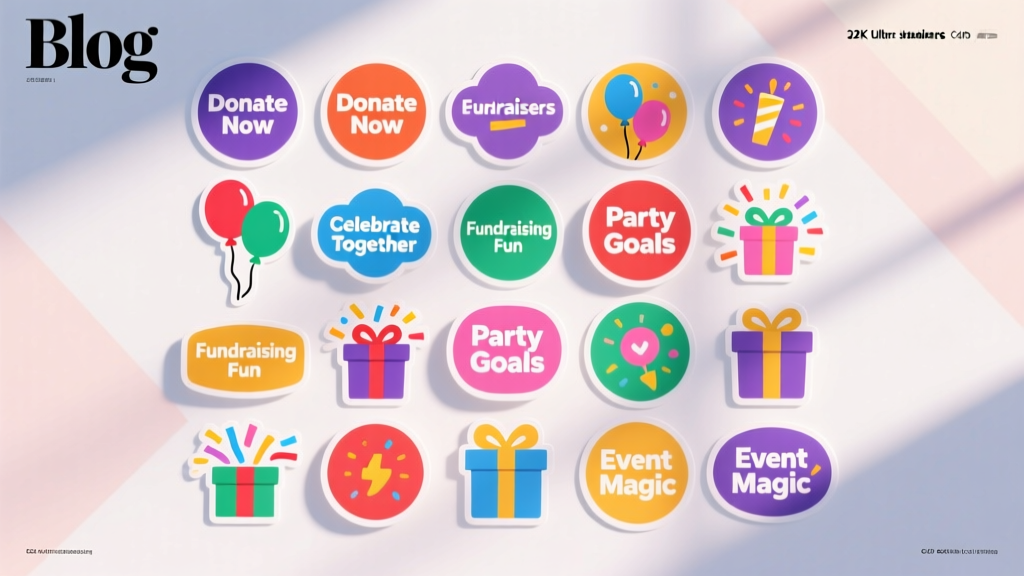 Top 25 Stickers for Fundraisers