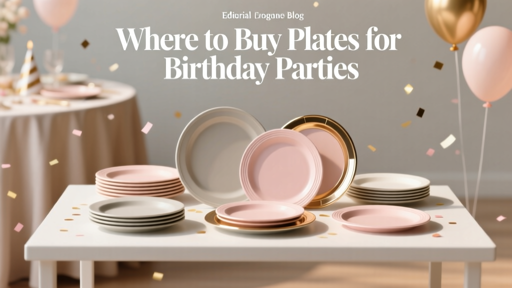Where to Buy Plates for Birthday Parties