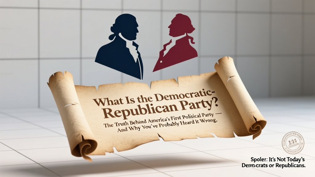 What Is the Democratic Republican Party? The Truth Behind America’s First Political Party — And Why You’ve Probably Heard It Wrong (Spoiler: It’s Not Today’s Democrats or Republicans)
