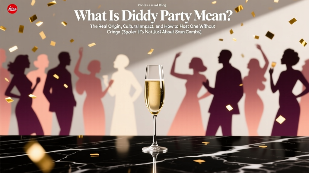 What Is Diddy Party Mean? The Real Origin, Cultural Impact, and How to Host One Without Cringe (Spoiler: It’s Not Just About Sean Combs)