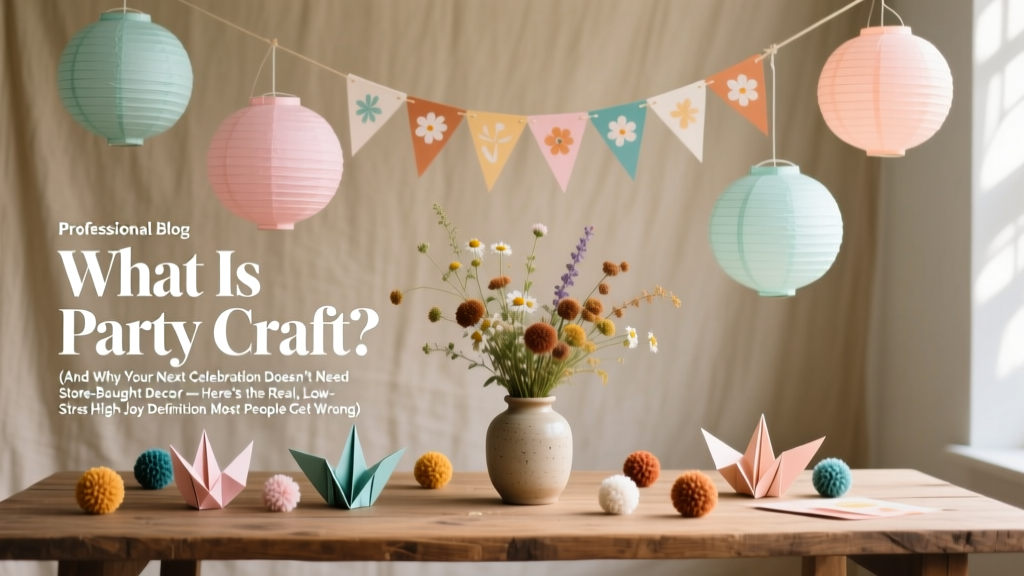 What Is Party Craft? (And Why Your Next Celebration Doesn’t Need Store-Bought Decor — Here’s the Real, Low-Stress, High-Joy Definition Most People Get Wrong)
