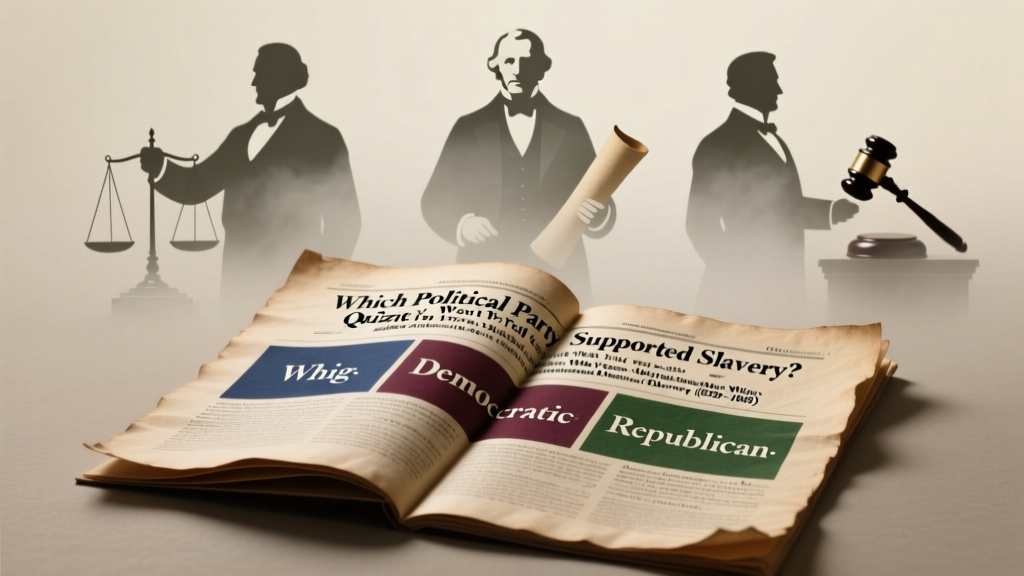 Which Political Party Supported Slavery? Quizlet Won’t Tell You the Full Truth — Here’s What Textbooks Omit About Whig, Democratic, and Republican Roles in Slavery (1820–1865)