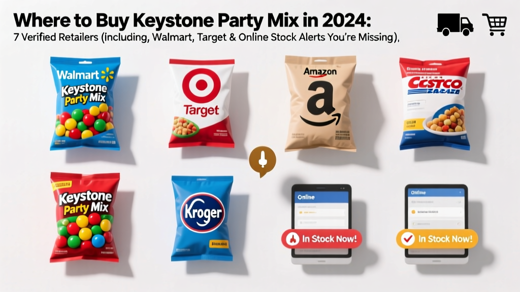Where to Buy Keystone Party Mix in 2024: 7 Verified Retailers (Including Walmart, Target & Online Stock Alerts You’re Missing)