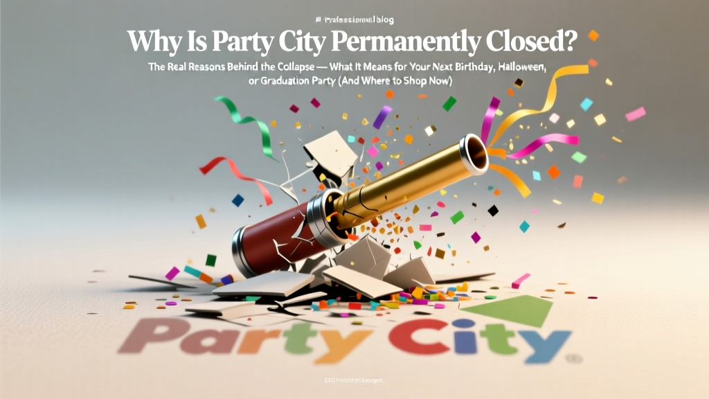 Why Is Party City Permanently Closed? The Real Reasons Behind the Collapse — What It Means for Your Next Birthday, Halloween, or Graduation Party (And Where to Shop Now)