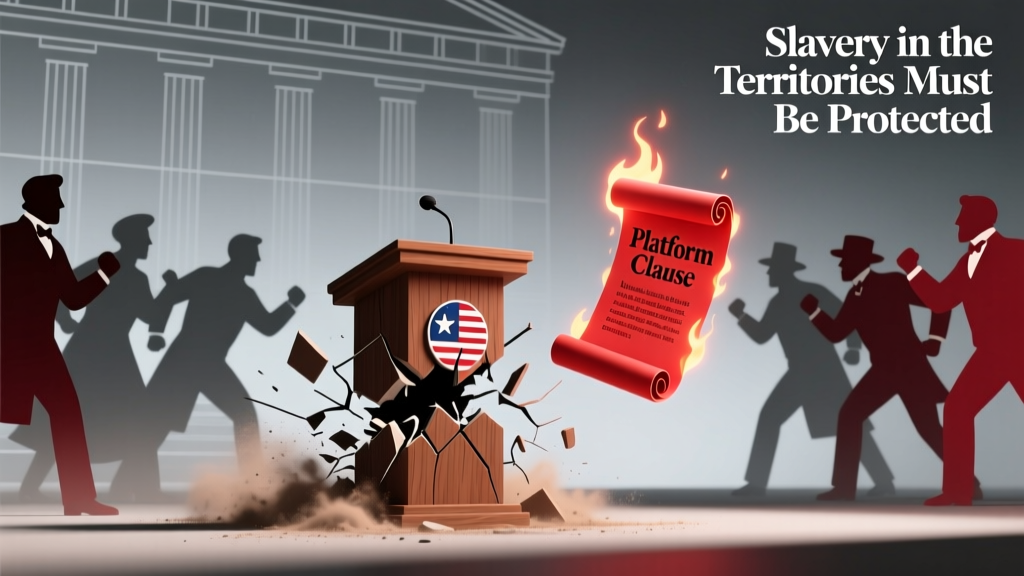 Why Did the Democratic Party Split in 1860? The Real Reason Wasn’t Just Slavery — It Was a Fatal Collision of Convention Rules, Regional Power Plays, and One Uncompromising Platform Clause That Doomed the Party in 48 Hours