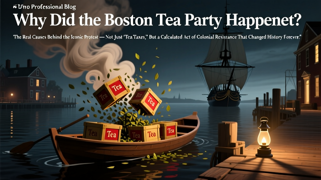 Why Did the Boston Tea Party Happen? The Real Causes Behind the Iconic Protest — Not Just 'Tea Taxes,' But a Calculated Act of Colonial Resistance That Changed History Forever