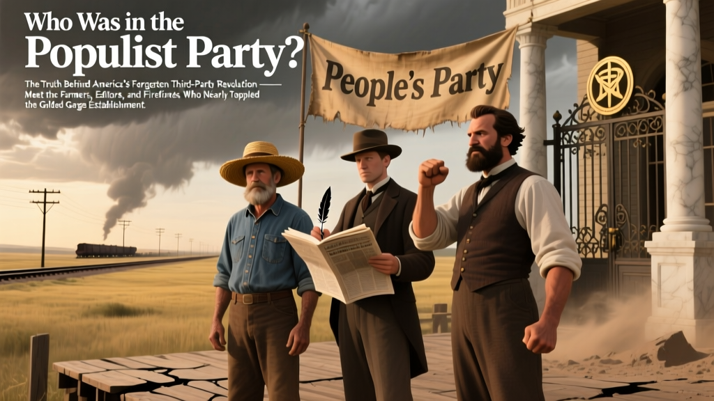 Who Was in the Populist Party? The Truth Behind America’s Forgotten Third-Party Revolution — Meet the Farmers, Editors, and Firebrands Who Nearly Toppled the Gilded Age Establishment