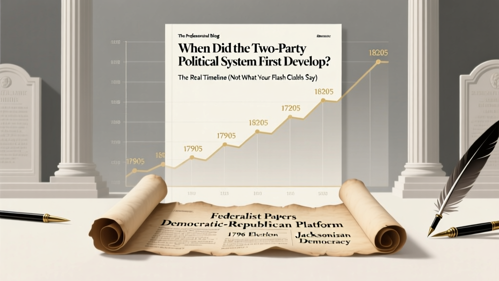 When Did the Two-Party Political System First Develop Quizlet? The Real Timeline (Not What Your Flashcards Say) — Unpack the 1790s–1820s Evolution with Primary Sources, Key Turning Points, and Why 'First Party System' Is Misleading