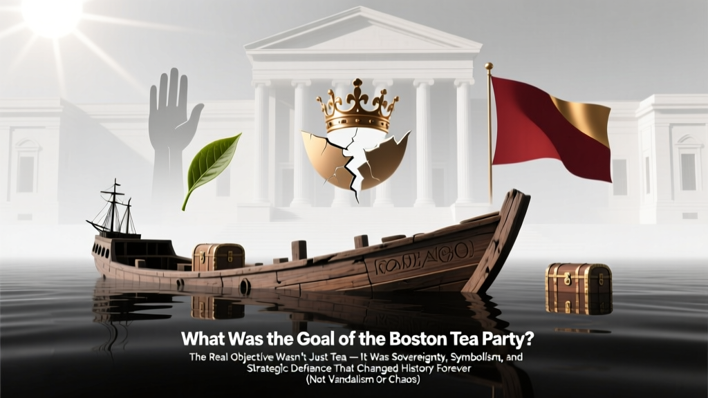 What Was the Goal of the Boston Tea Party? The Real Objective Wasn’t Just Tea — It Was Sovereignty, Symbolism, and Strategic Defiance That Changed History Forever (Not Vandalism or Chaos)