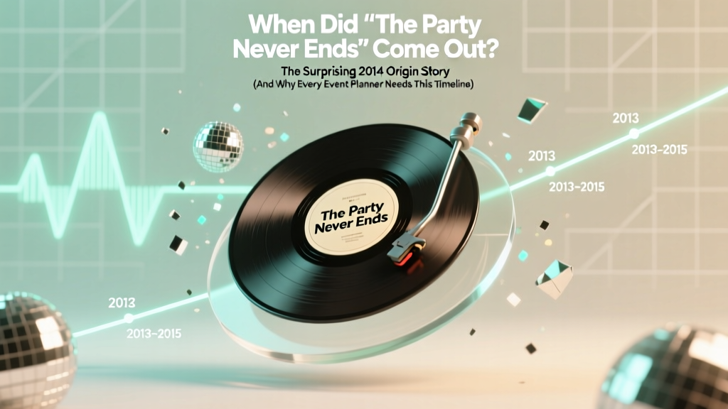 When Did 'The Party Never Ends' Come Out? The Surprising 2014 Origin Story (And Why Every Event Planner Needs This Timeline)