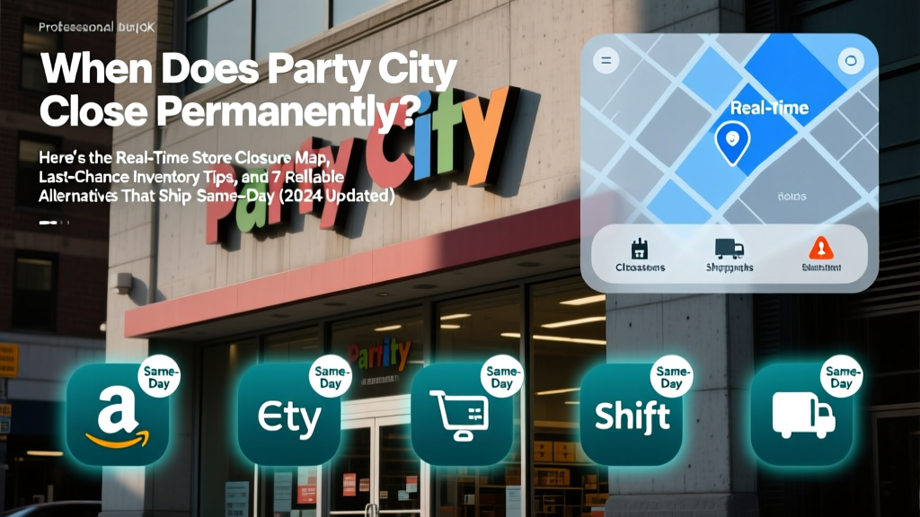 When Does Party City Close Permanently? Here’s the Real-Time Store Closure Map, Last-Chance Inventory Tips, and 7 Reliable Alternatives That Ship Same-Day (2024 Updated)