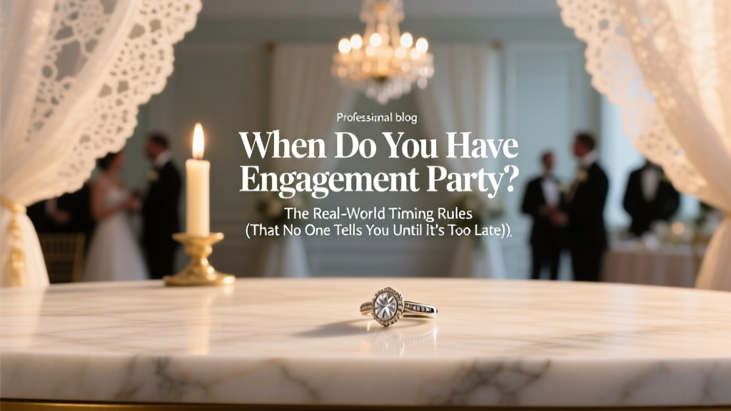 When Do You Have Engagement Party? The Real-World Timing Rules (That No One Tells You Until It’s Too Late)